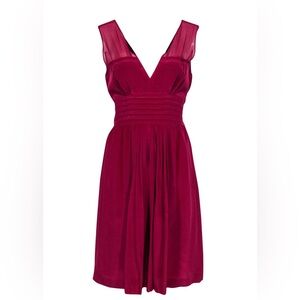 Tracy Reese Strapless Magenta Dress